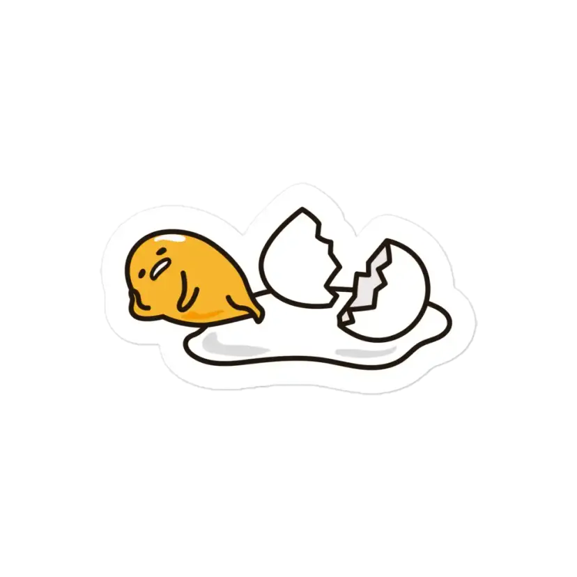 Gudetama Lies Sticker