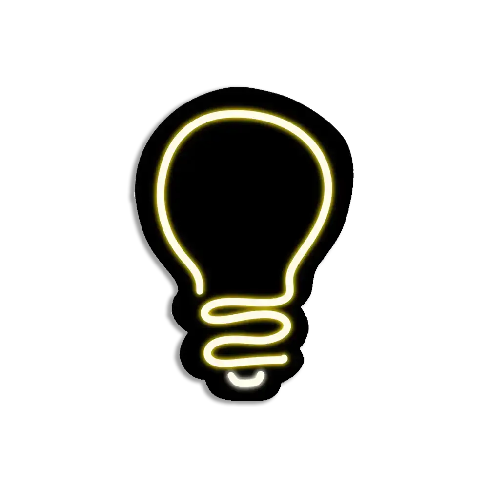 Neon Bulb Sticker