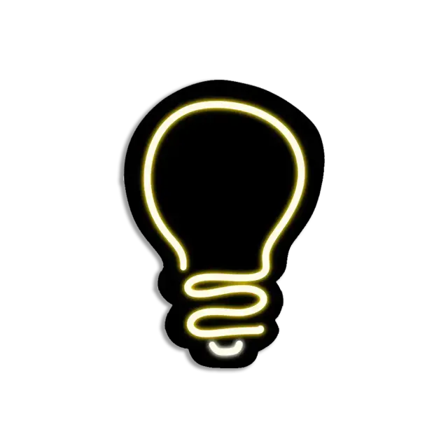 Neon Bulb Sticker