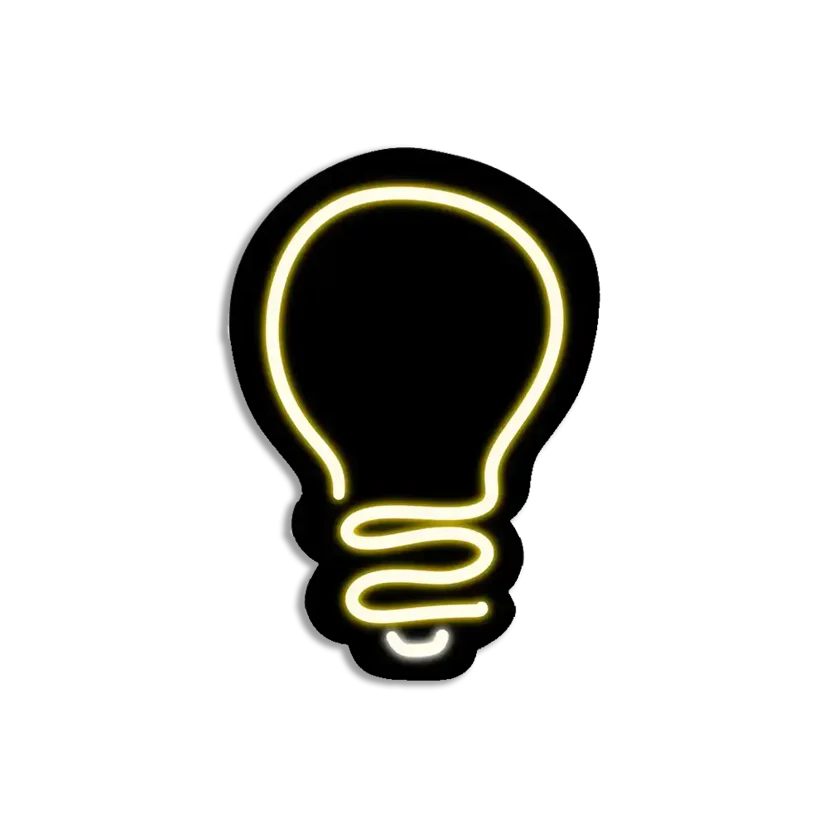 Neon Bulb Sticker