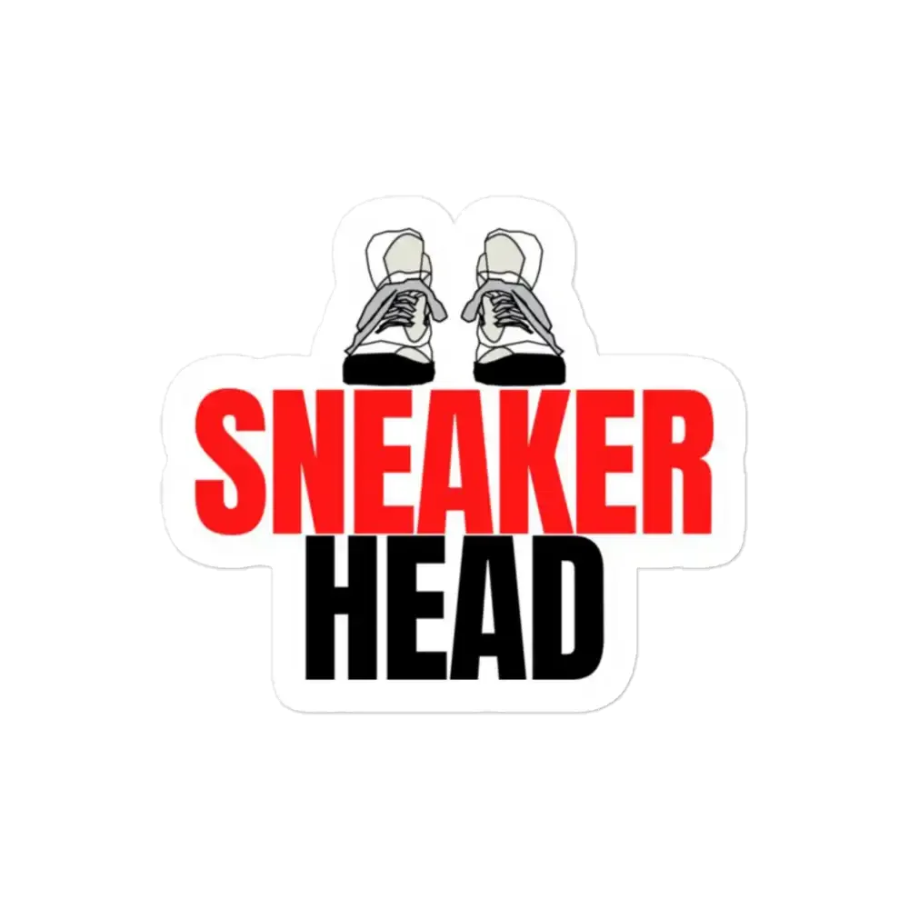Sneaker Head Sticker