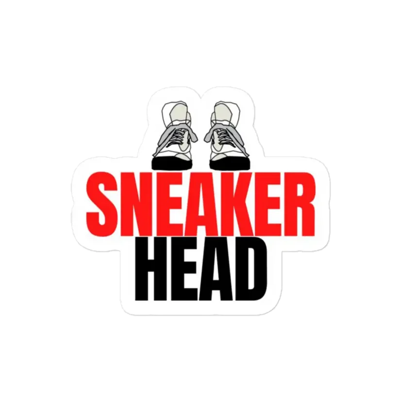 Sneaker Head Sticker