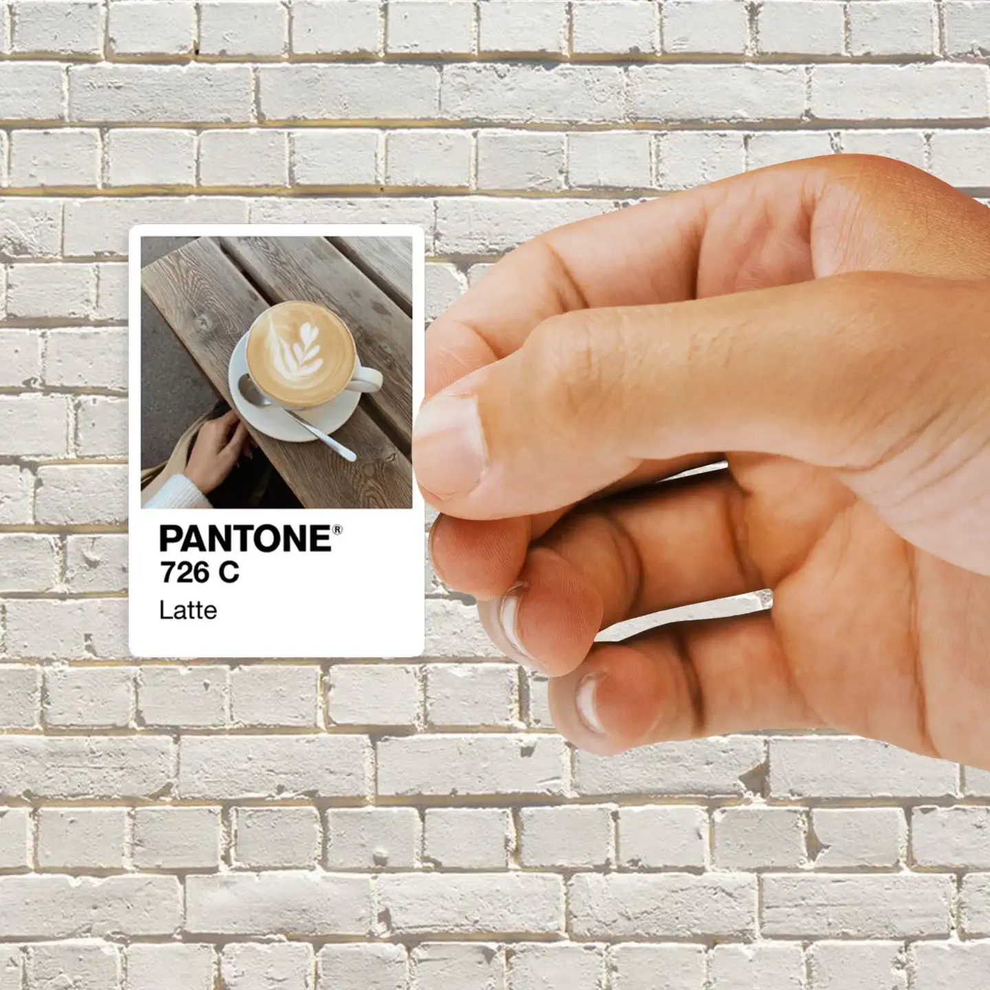 Pantone Latte Sticker