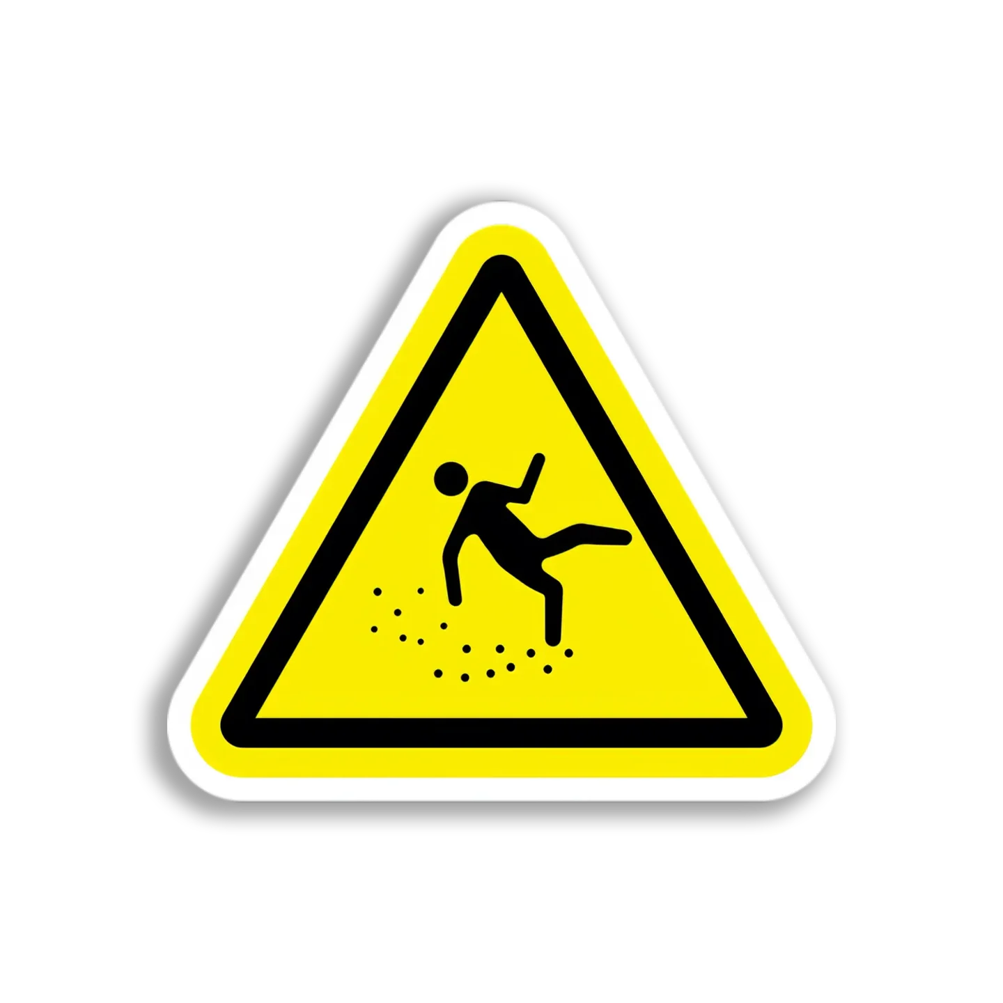 Falling Hazard Warning Sticker