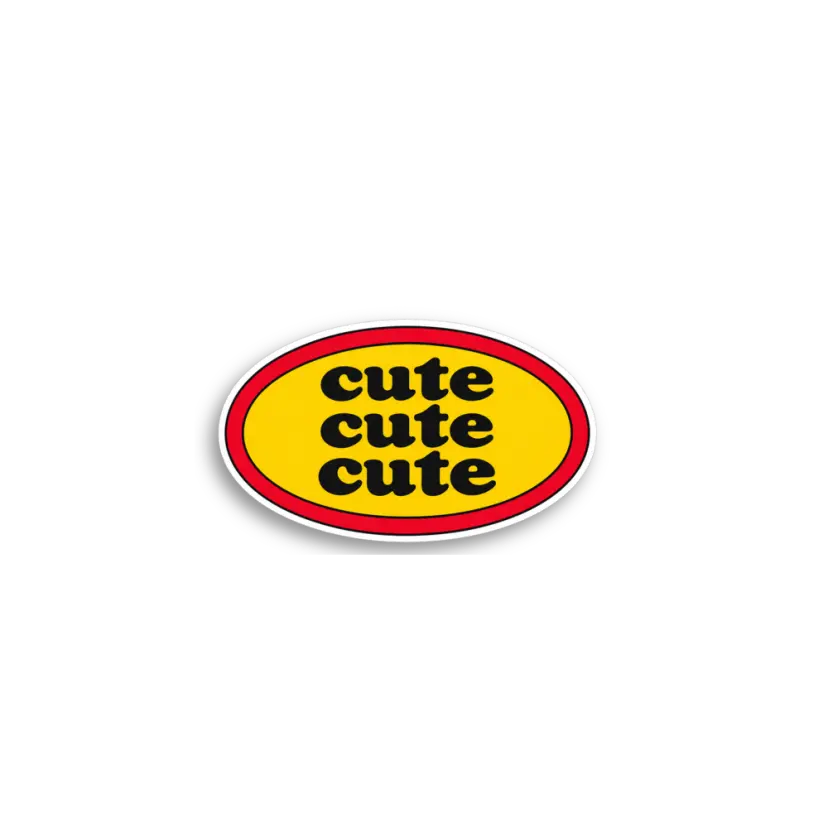 Cute Cute Cute Sticker