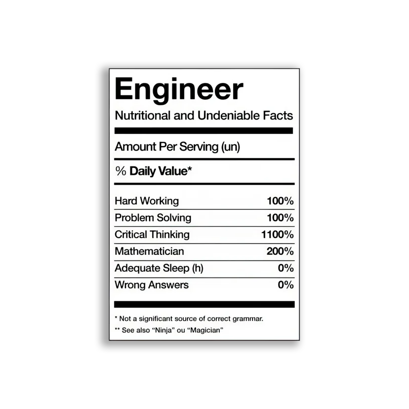 Engineer Facts Sticker