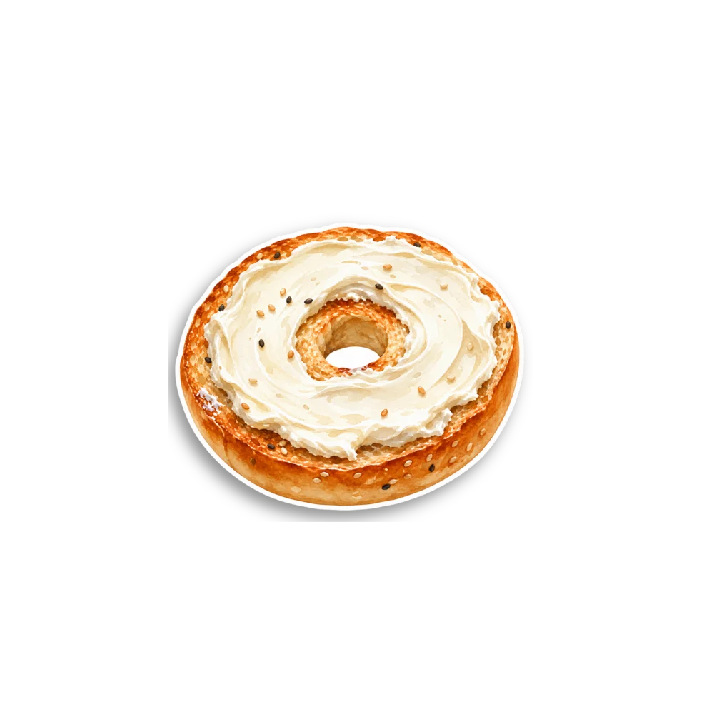 Bagel Sticker