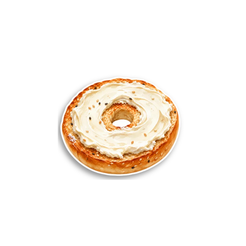 Bagel Sticker