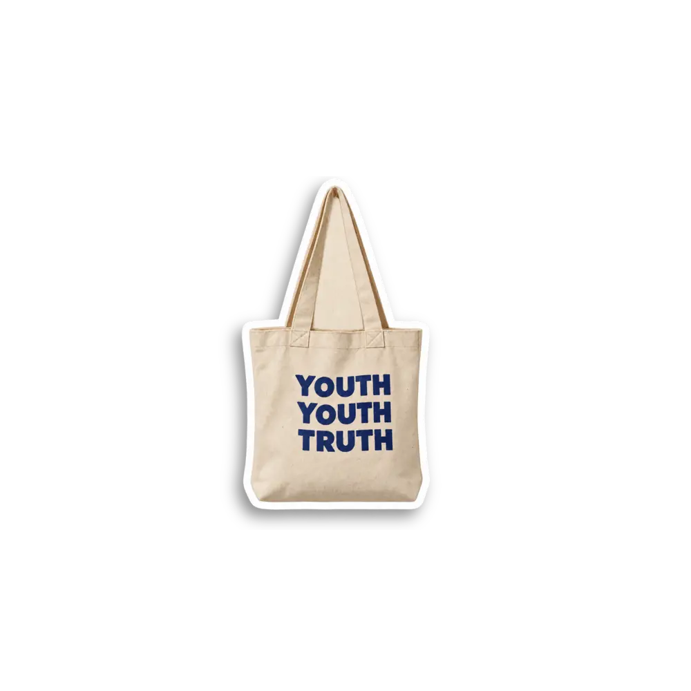 Youth Tote Bag Sticker
