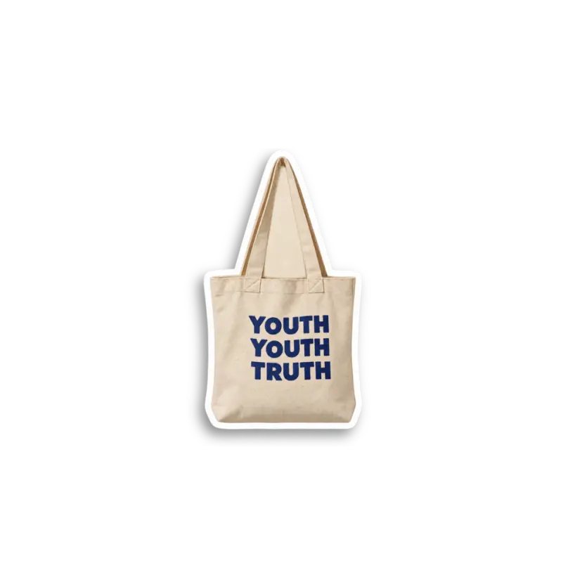 Youth Tote Bag Sticker