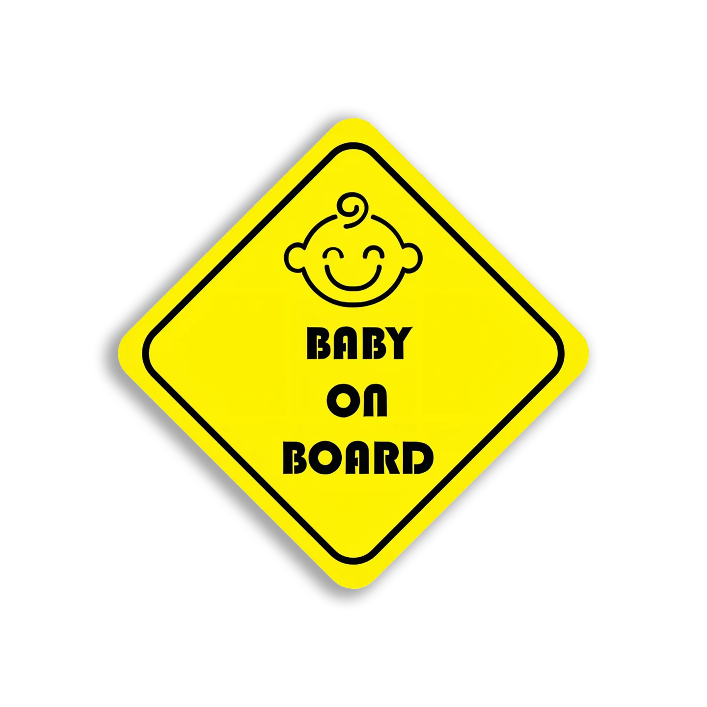 Caution Baby on Board Sign Car Sticker