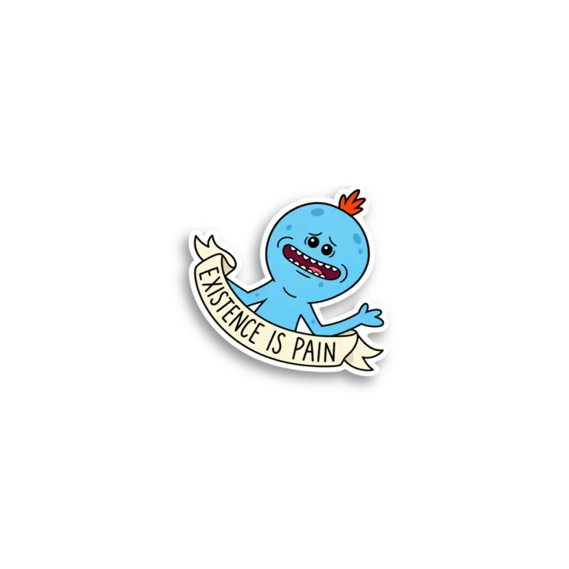 Existence Is Pain Sticker