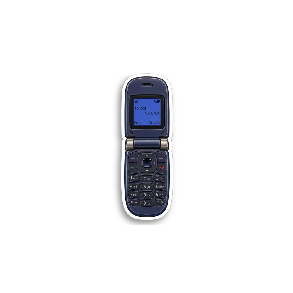 Retro Flip Phone Sticker