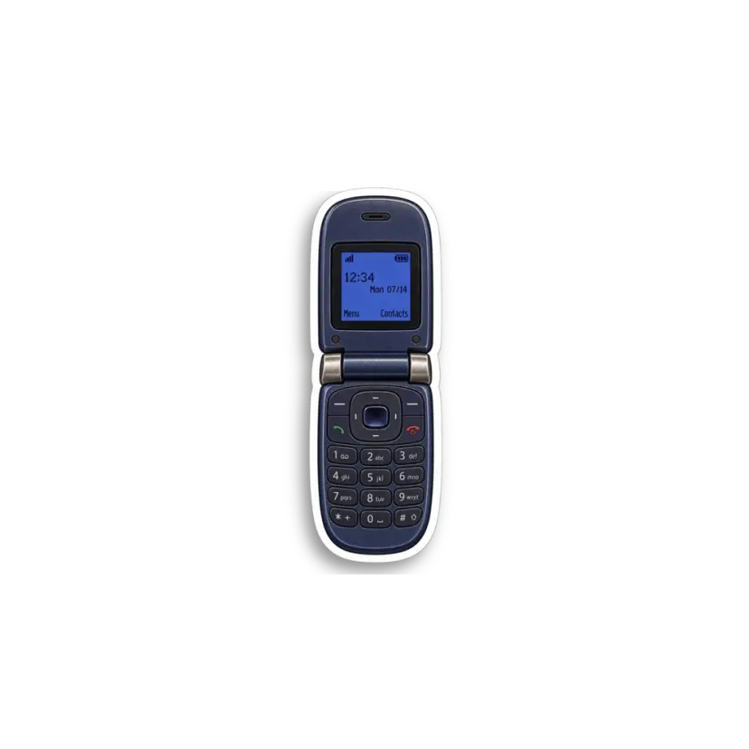 Retro Flip Phone Sticker