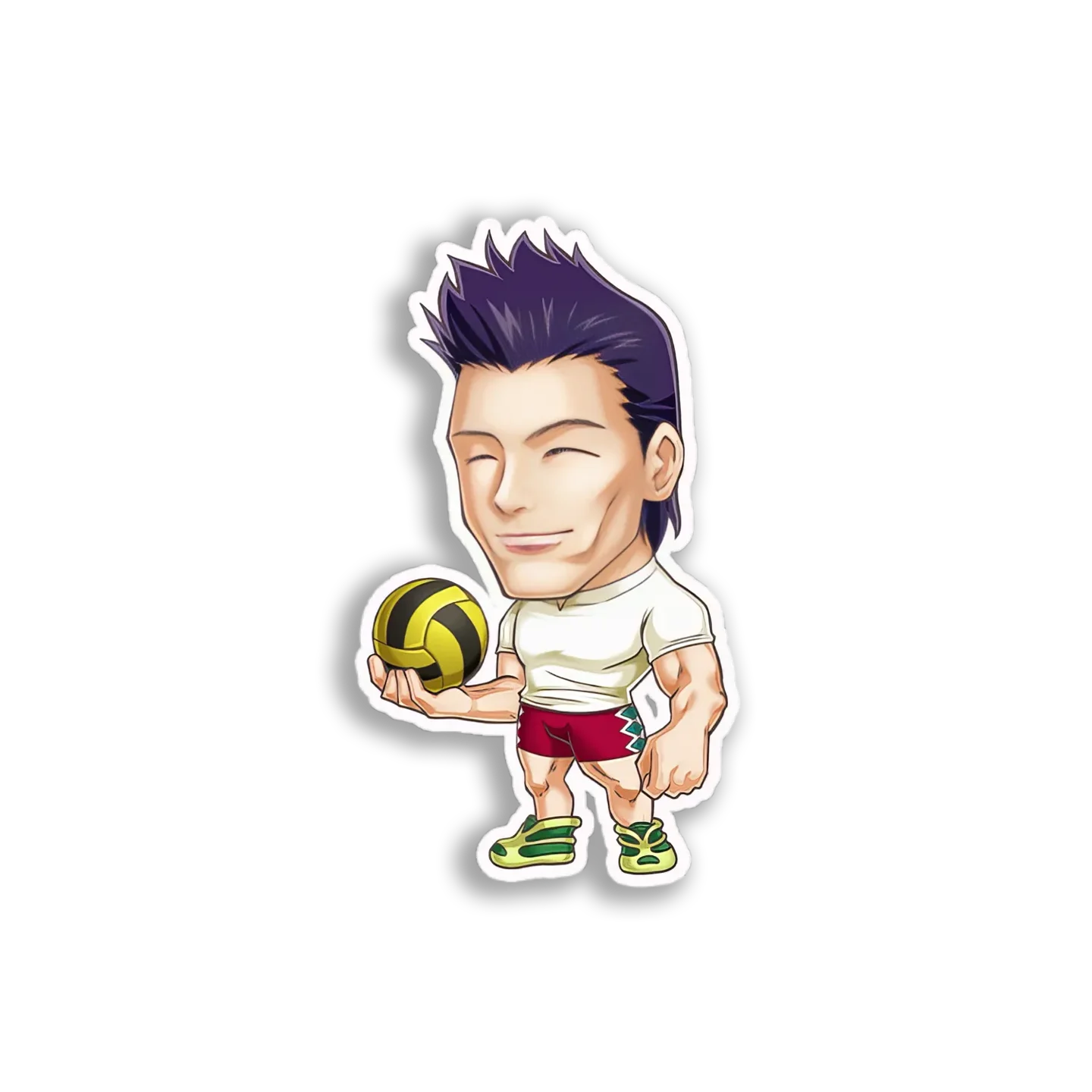Volleyball Player Chibi Sticker