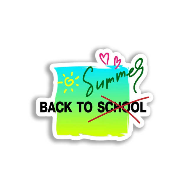 Summer's End Note Sticker