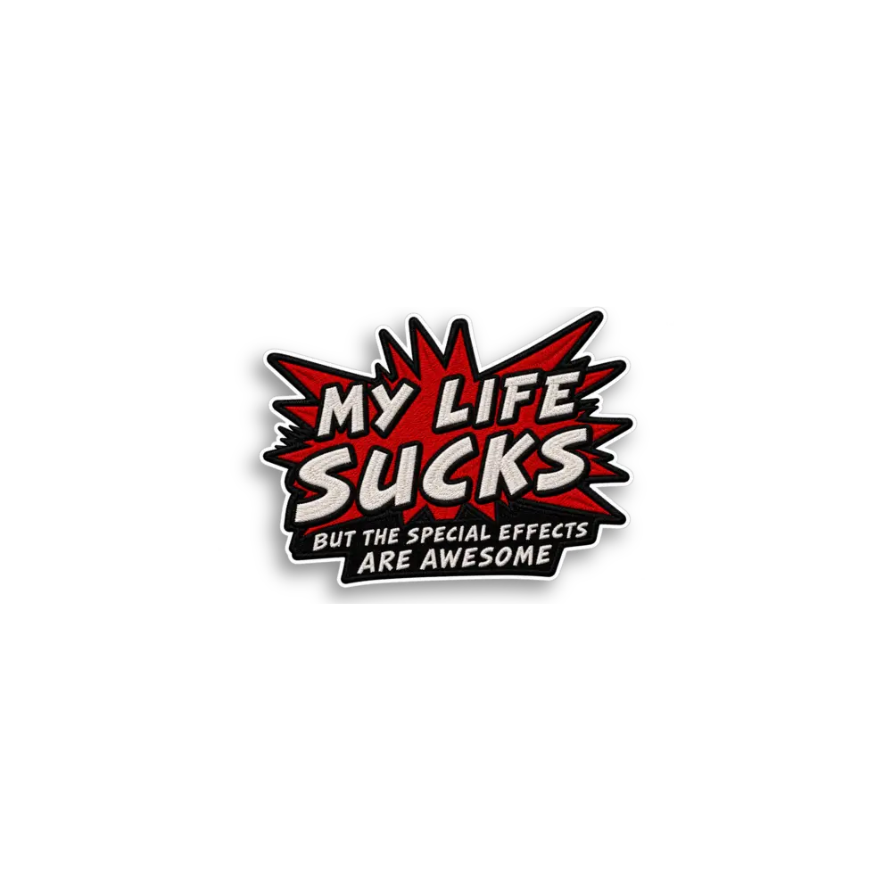 My Life Sucks Patch Sticker
