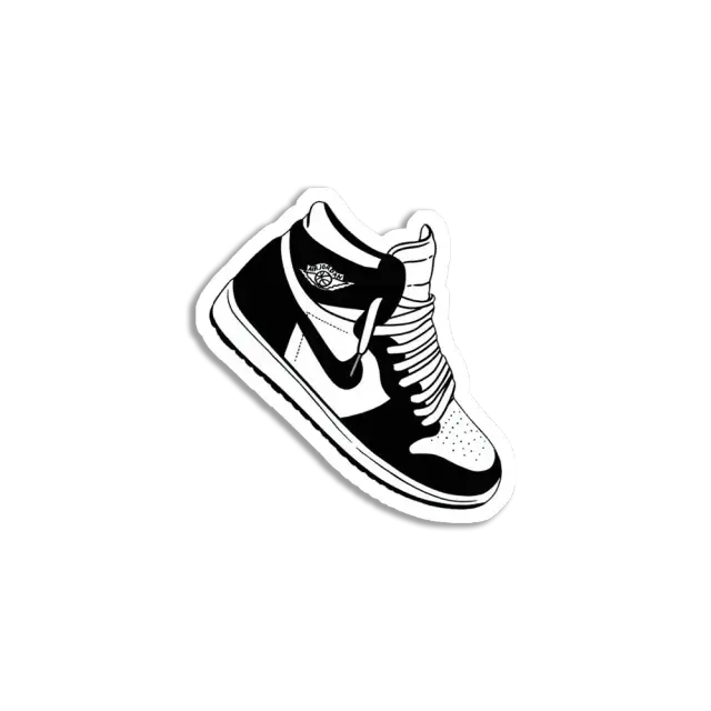 Black Shoes Sticker