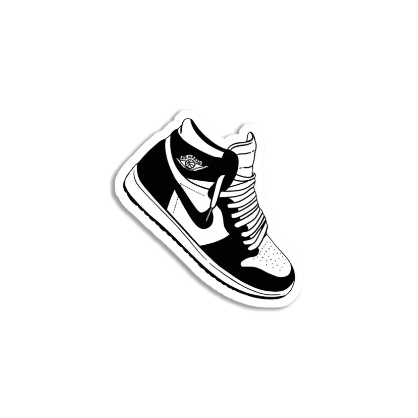 Black Shoes Sticker