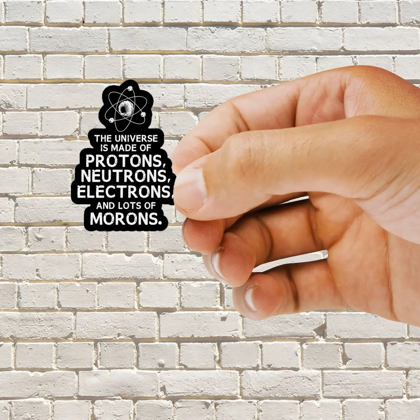The Universe is made of Sticker