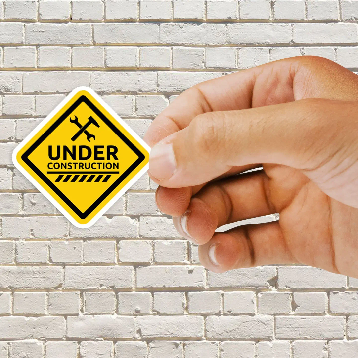 Under Construction Sticker