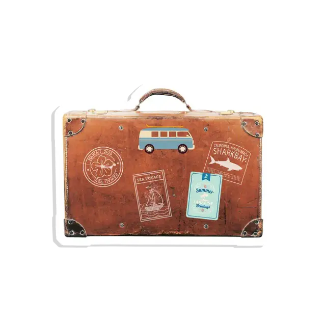 Travel Luggage Sticker