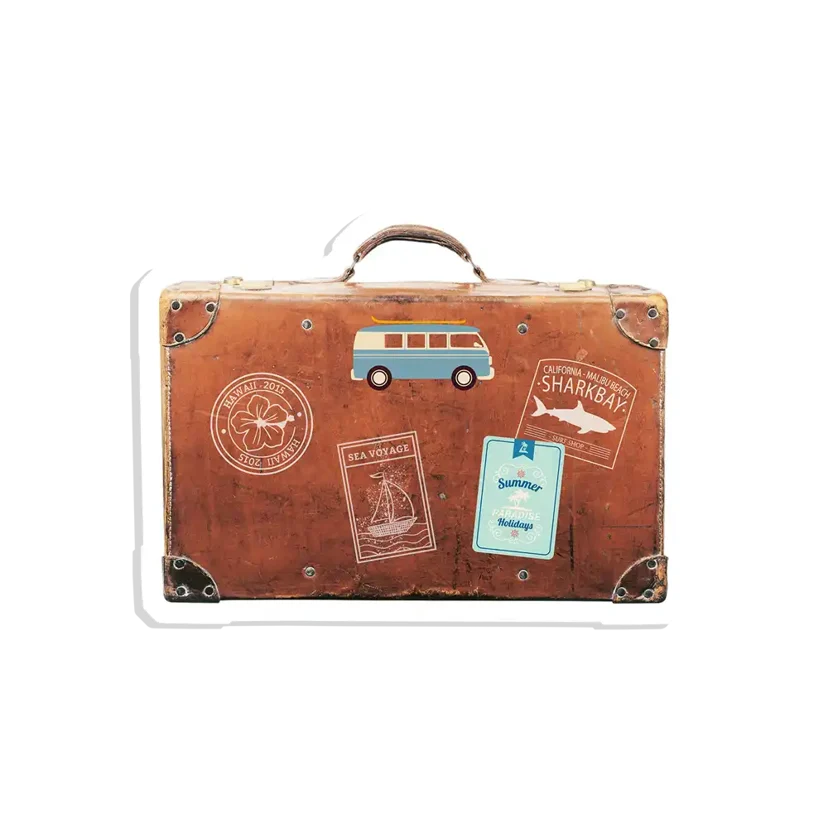 Travel Luggage Sticker