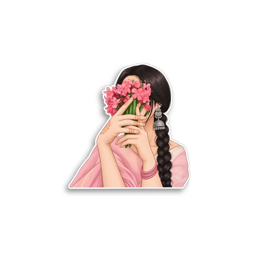 Flower Girl Sticker
