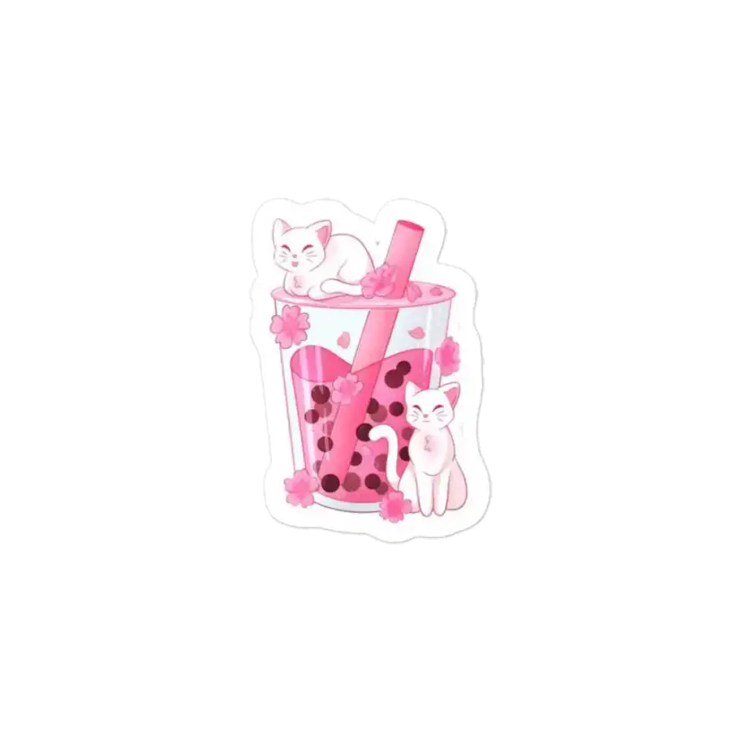 Boba Tea Kawaii Sticker