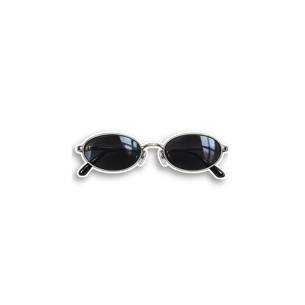 Black Sunglasses Sticker