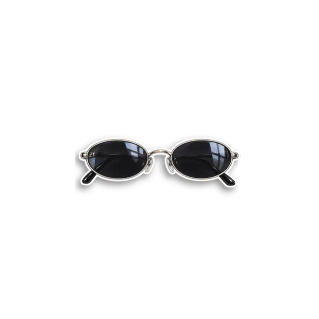 Black Sunglasses Sticker