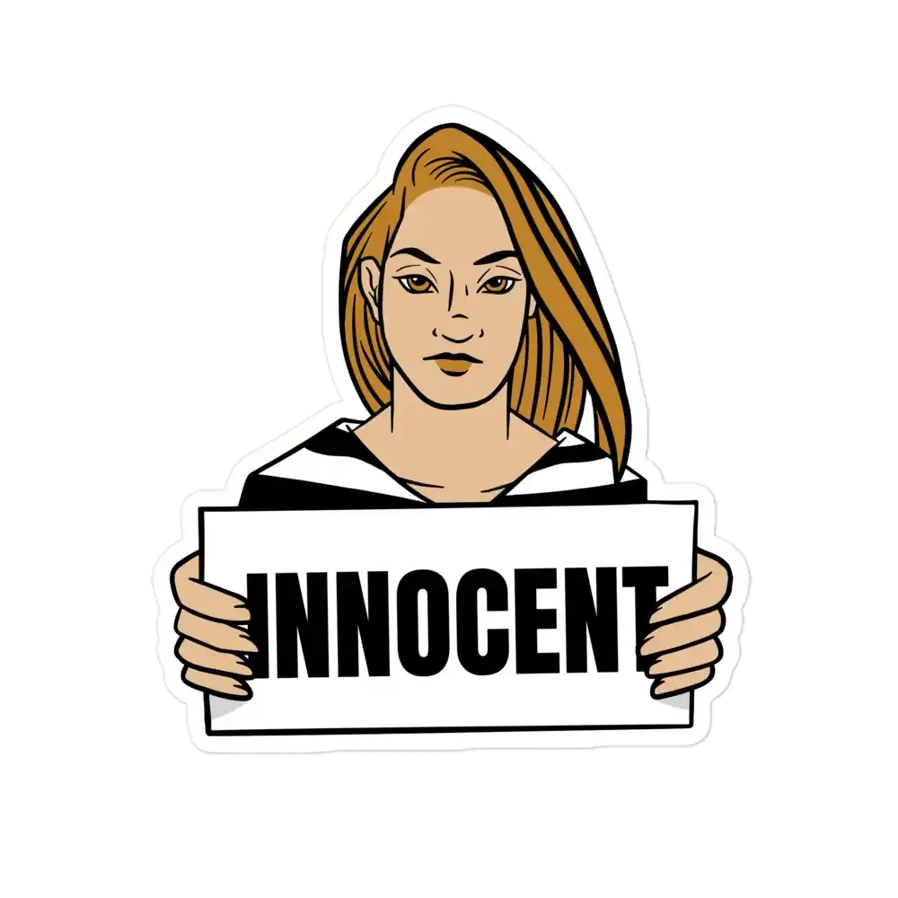 Innocent Prisoner Sticker