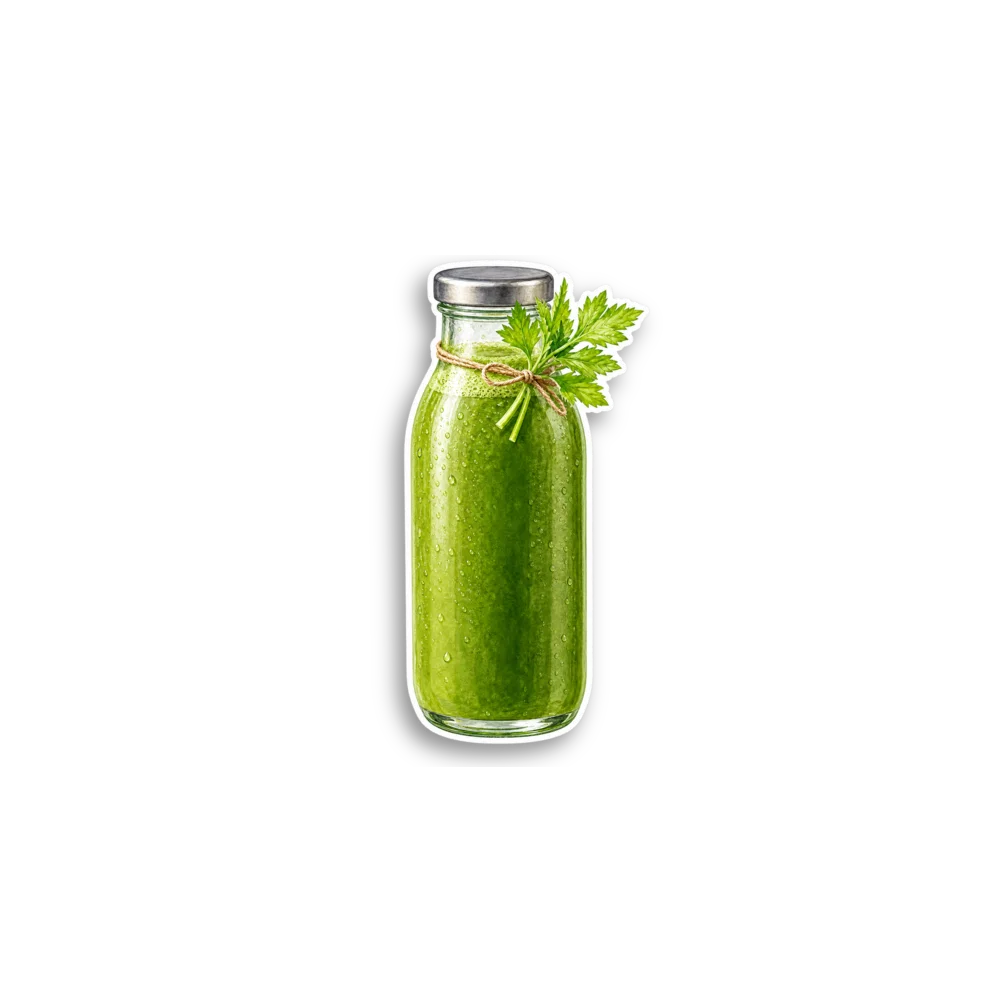 Green Juice Sticker