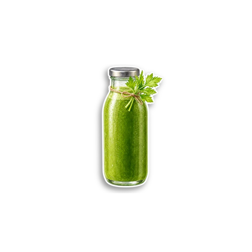 Green Juice Sticker