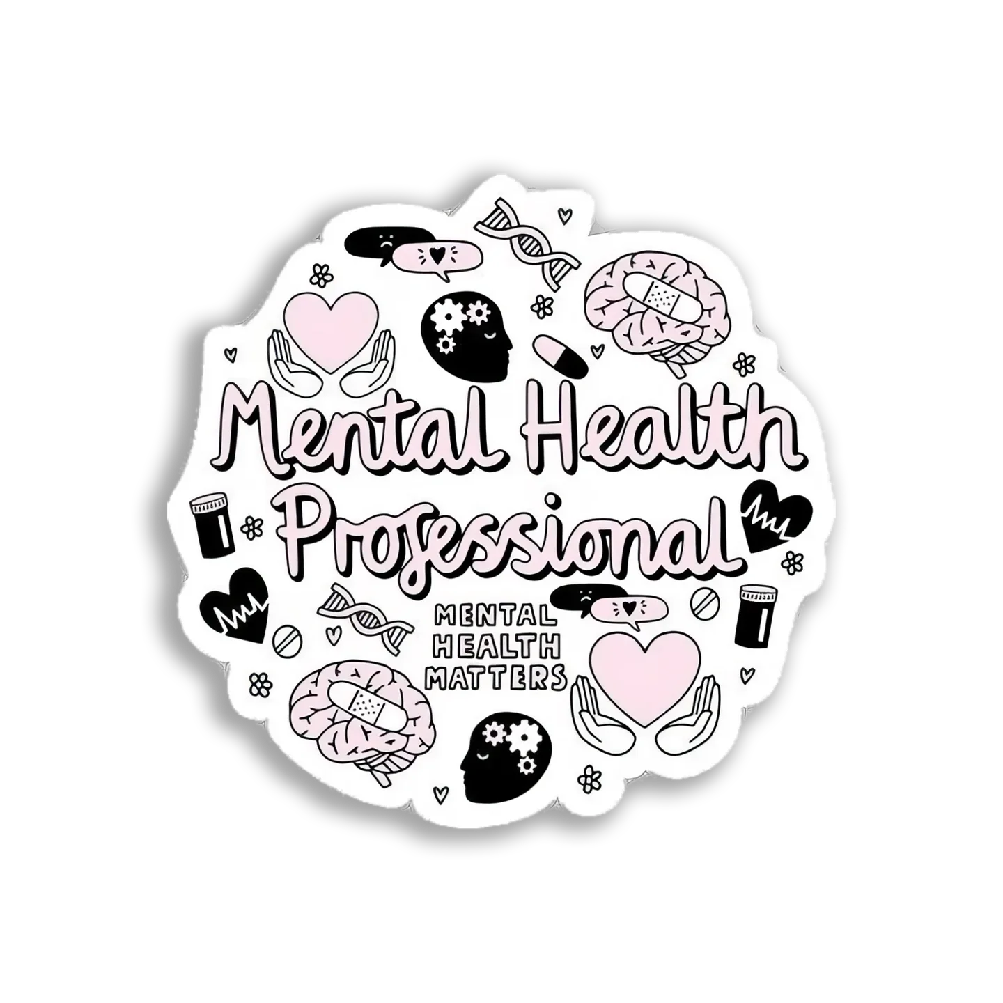 Mental health Profressional Sticker