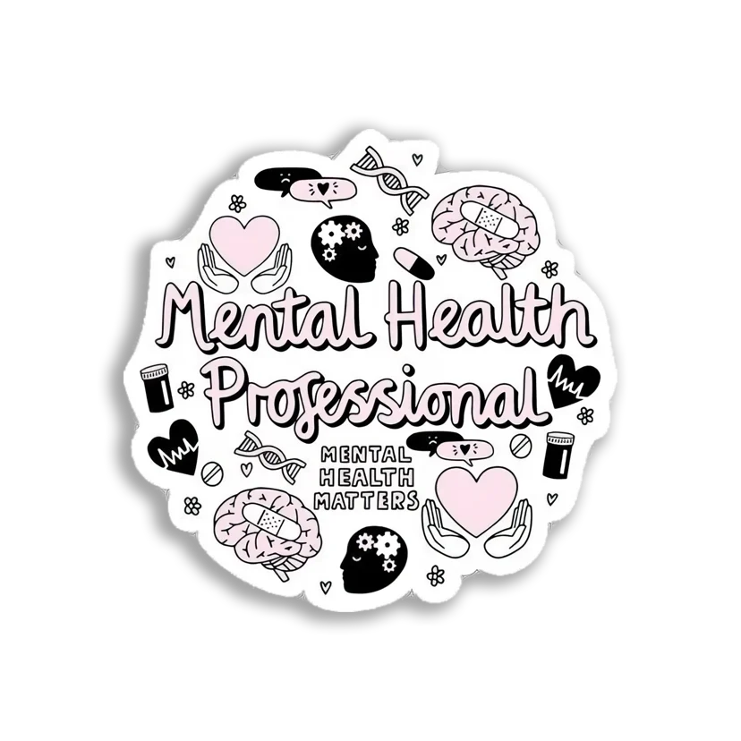 Mental health Profressional Sticker