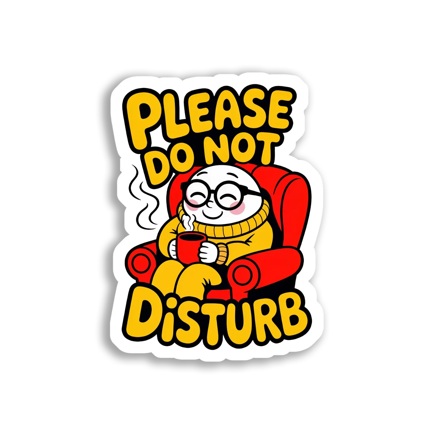 Please Do Not Disturb Sticker