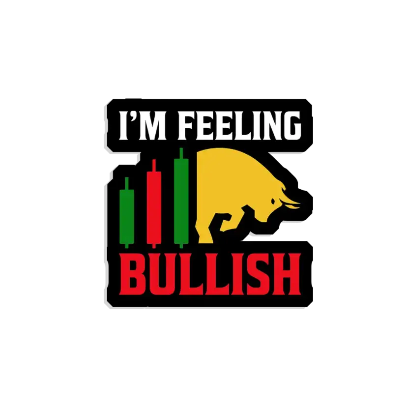 Im Feeling Bullish Sticker