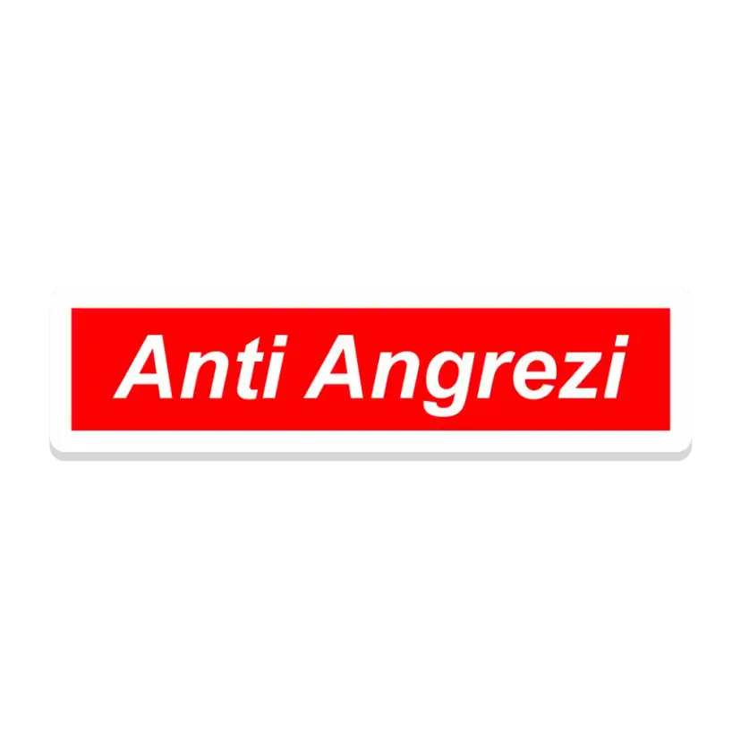 Anti Angrezi Sticker