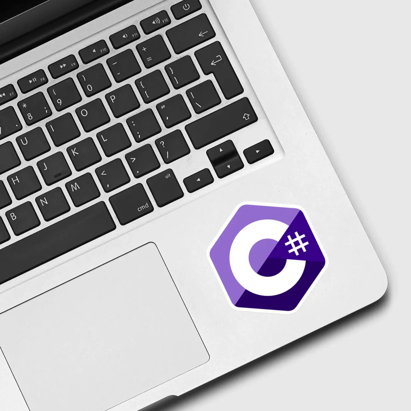 C# Sharp sharp purple Sticker