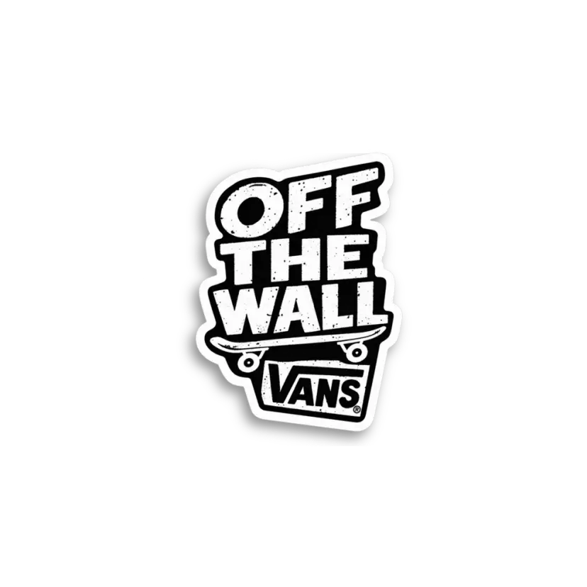 Off The Wall Label Sticker