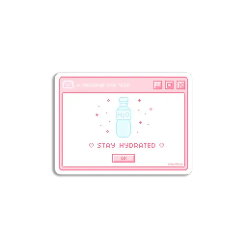 Stay Hydrated Notification Sticker
