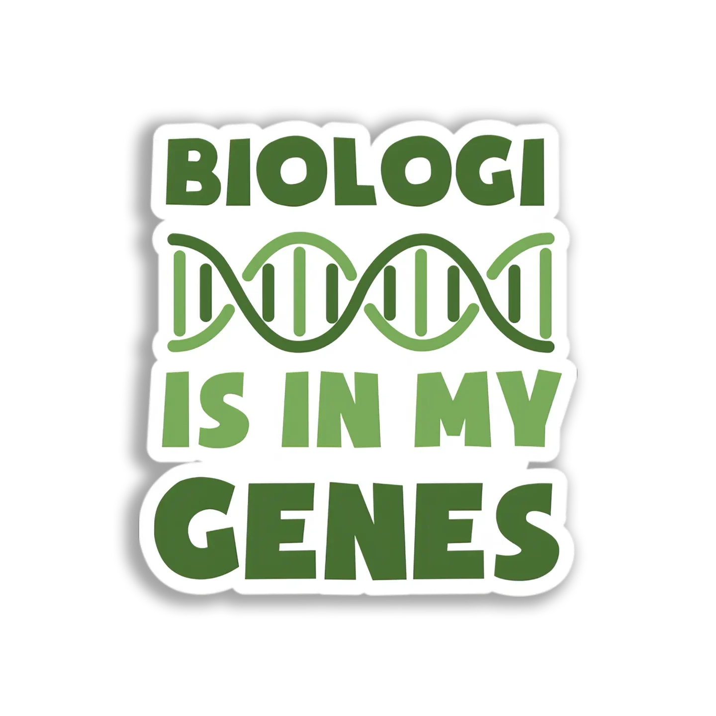 DNA Genetic Code Sticker
