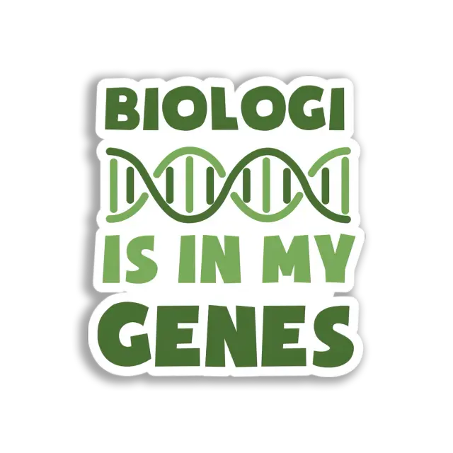 DNA Genetic Code Sticker
