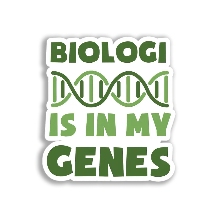 DNA Genetic Code Sticker