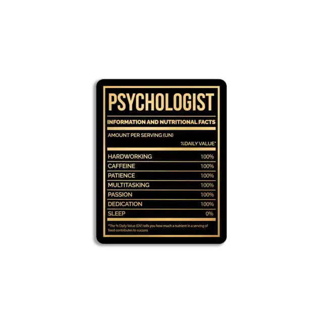 Psychologist Facts Sticker