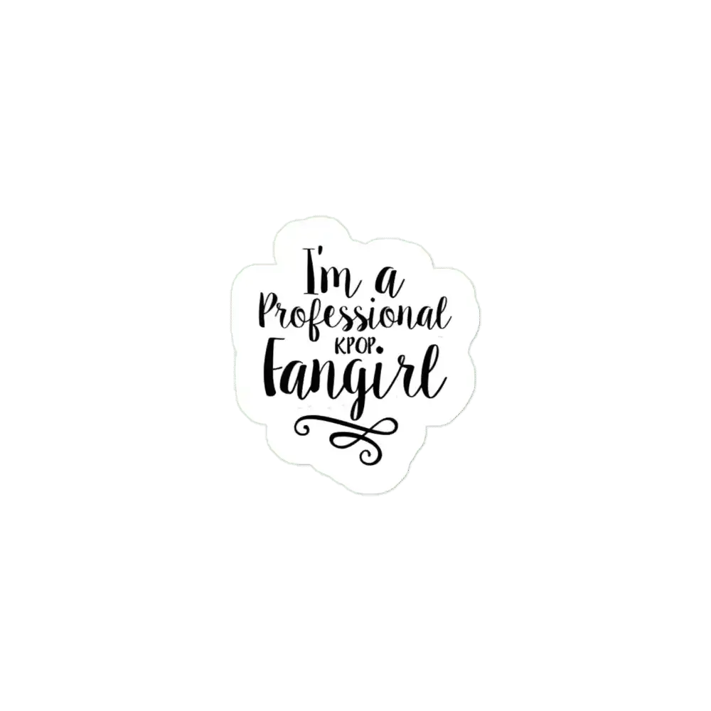 I am a K-Pop Fangirl Sticker