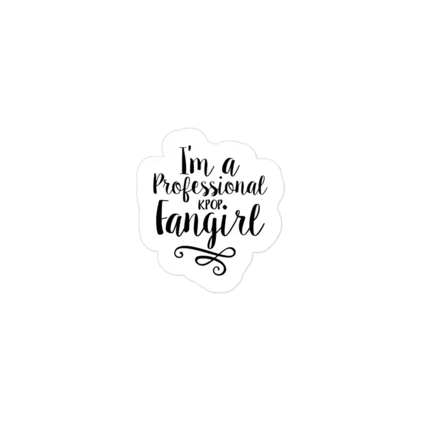 I am a K-Pop Fangirl Sticker