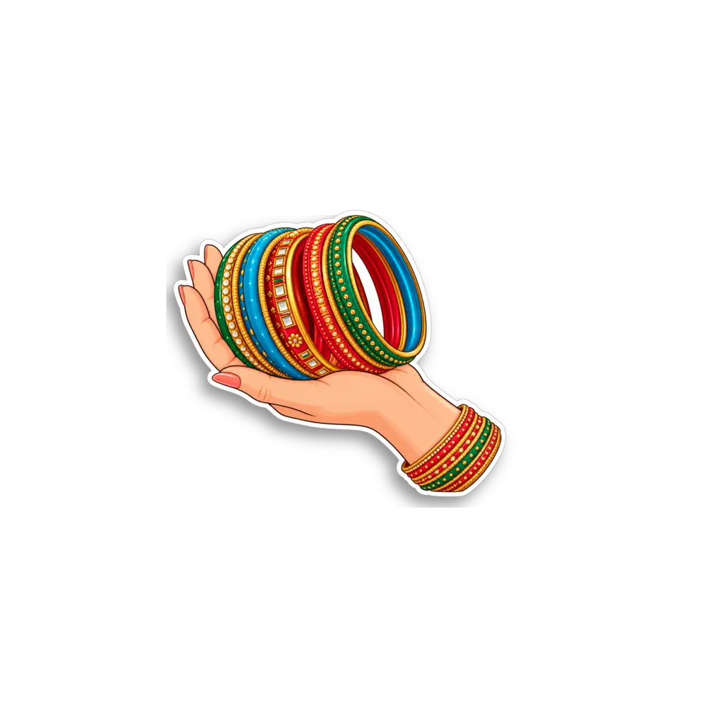 Bangles Hand Sticker