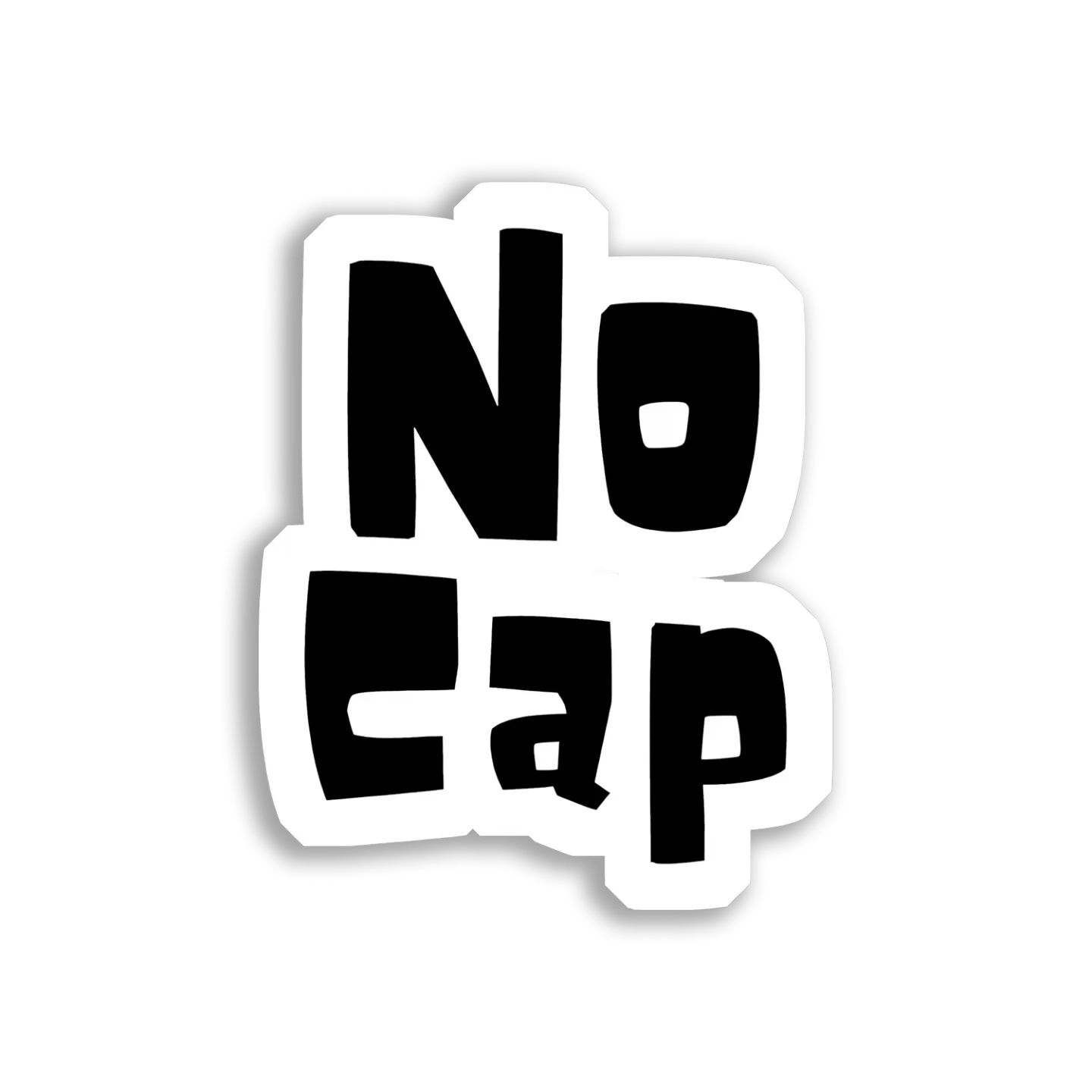 No Cap Sticker Image Sticker